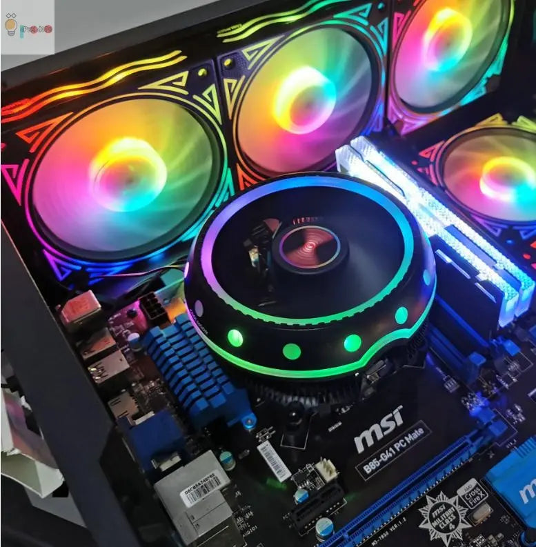 Color changing computer cooling CPU fan My Store