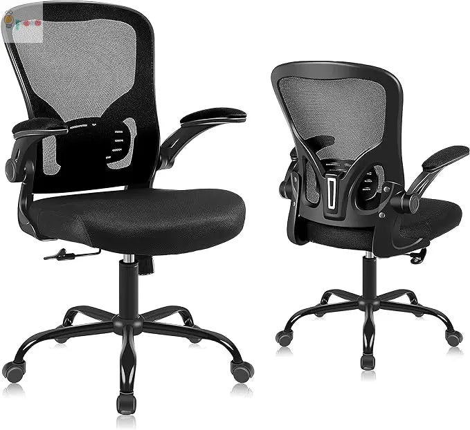 Ergonomic Office Desk Chair Breathable Mesh Swivel Computer Chair, Lumbar Back Support Task Chair, Office Chairs With Wheels And Flip-up Arms My Store