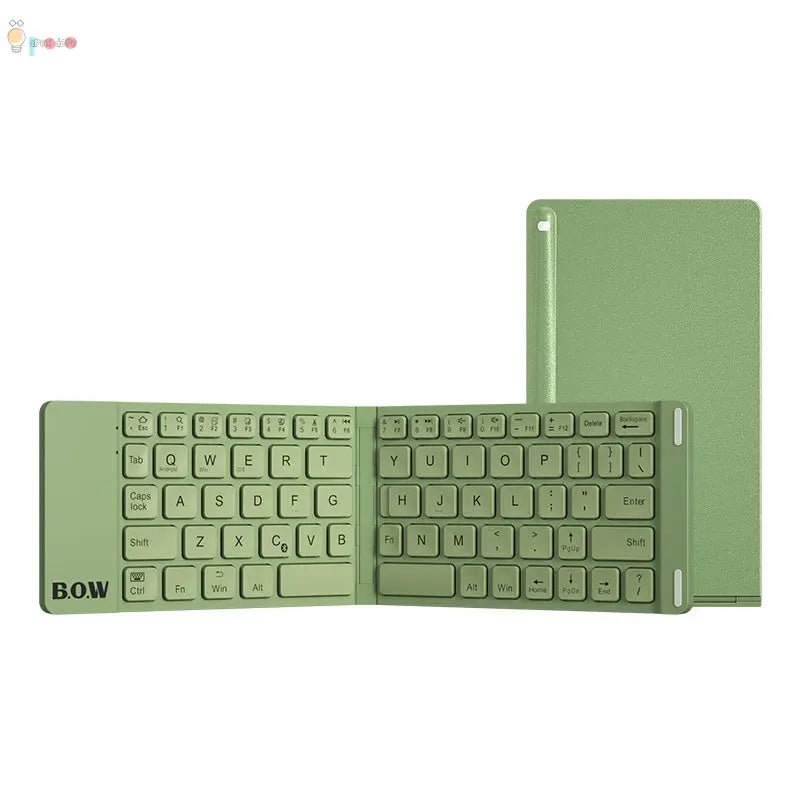 New Style Folding Bluetooth Keyboard And Mouse Set Wireless Mute Portable Keyboard For Business And Travel My Store