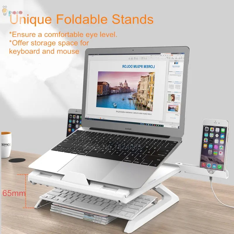Notebook stand multifunctional folding lifting computer stand My Store