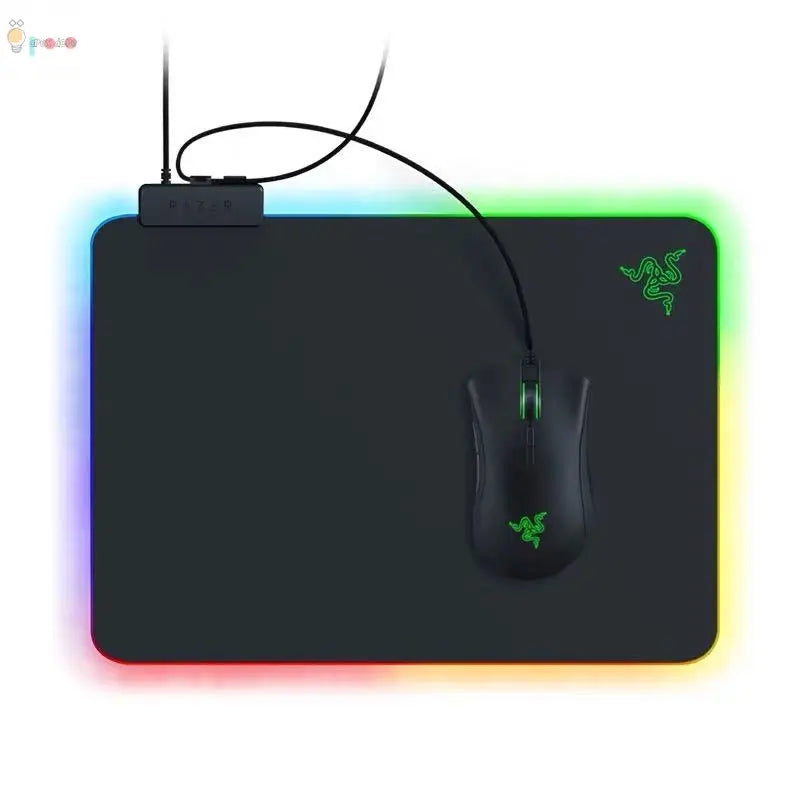 Razer Firefly Hard V2 RGB Game Mouse Pad Can Customize The Built-in Cable Non Slip Rubber Base My Store