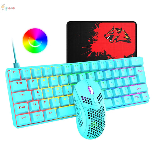 Tablet Notebook RGB Gaming Keyboard And Mouse Set My Store