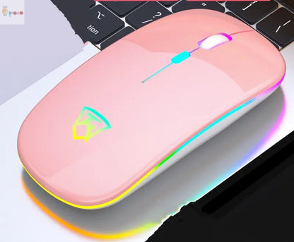 Ultra-Thin Glowing Silent Wireless Mouse My Store
