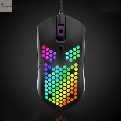 Wasp Lightweight Wired Hollow Hole Mouse Gaming Mouse My Store