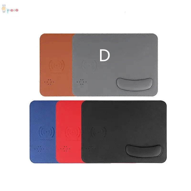 Wireless fast charging mouse pad bowl holder PU leather mouse pad My Store