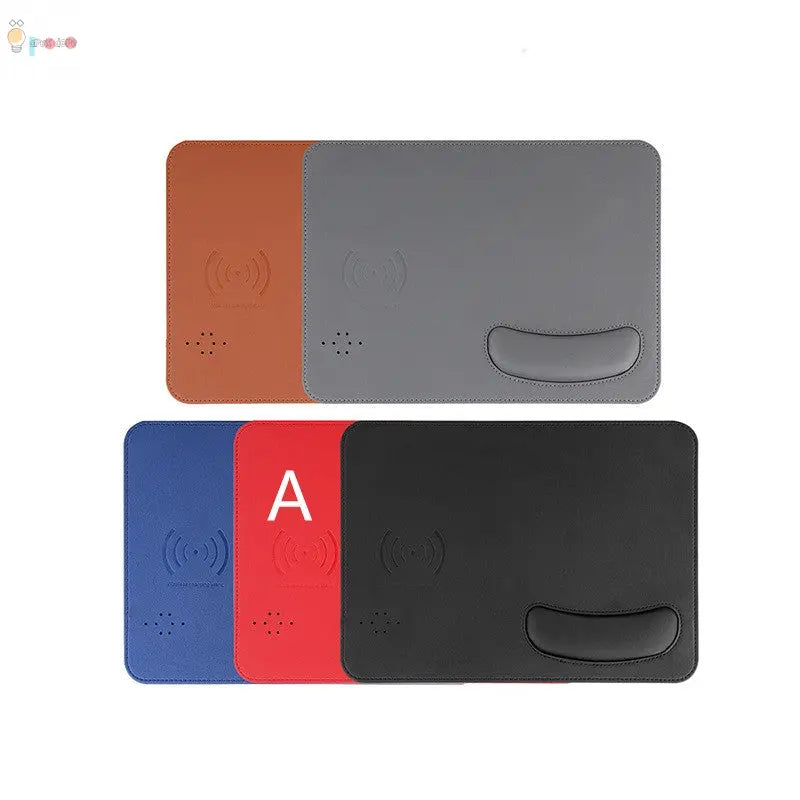 Wireless fast charging mouse pad bowl holder PU leather mouse pad My Store